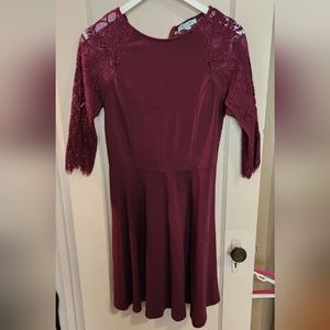 Womens long sleeve mini dress